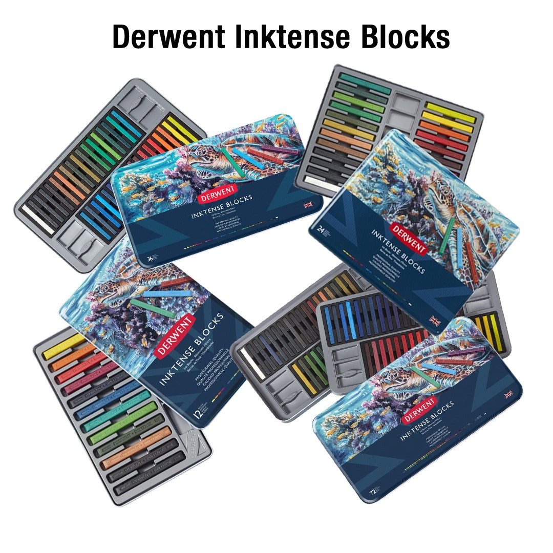 Derwent Inktense Blocks Used on Fabrics - Retail Maharaj