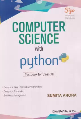 Progress In Computer Science With Python Textbook & Practical Book For Class 12 - by Sumita Arora (2024-25 Examination) - Retail Maharaj