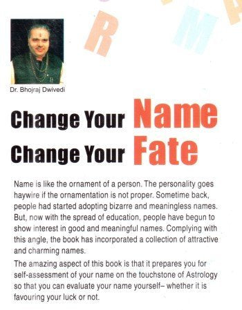 Change Your Name Change Your Fate - Retail Maharaj