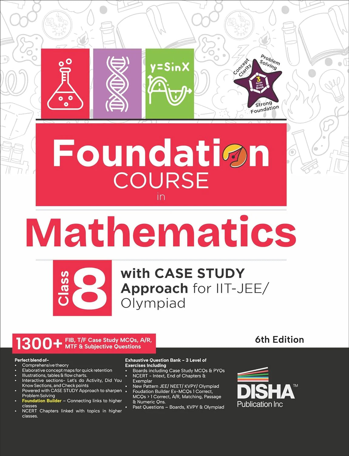 Foundation Course in Mathematics Class 8 with Case Study Approach for IIT JEE/ Olympiad - 6th Edition - Retail Maharaj