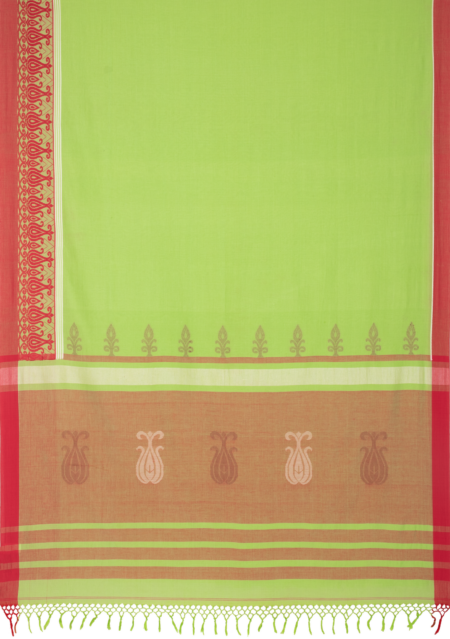 Tangail Cotton Saree – Green - Retail Maharaj