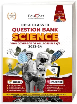 Educart CBSE Class 10 SCIENCE Question Bank 2023-24 - Retail Maharaj