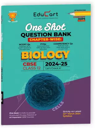 CBSE Class 12 BIOLOGY One Shot Question Bank 2024-25 - Retail Maharaj