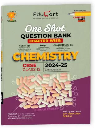 CBSE Class 12 CHEMISTRY One Shot Question Bank 2024-25 - Retail Maharaj