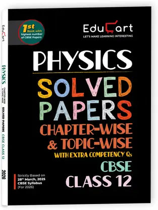 Educart CBSE Class 12 Physics Chapter-Wise Solved Papers - Retail Maharaj