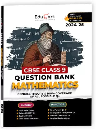 Educart CBSE Question Bank Class 9 Mathematics 2024-25 - Retail Maharaj