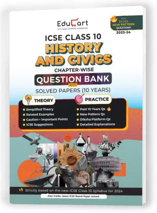 ICSE Class 10 Question Bank 2024 + Solved Paper History and Civics - Retail Maharaj
