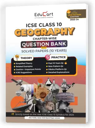 ICSE Class 10 Question Bank 2024 + Solved Paper Geography - Retail Maharaj