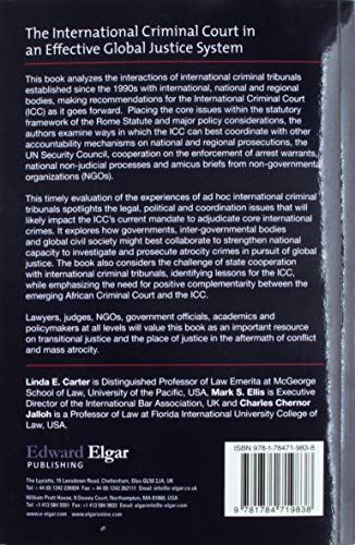 The International Criminal Court in an Effective Global Justice System - Retail Maharaj