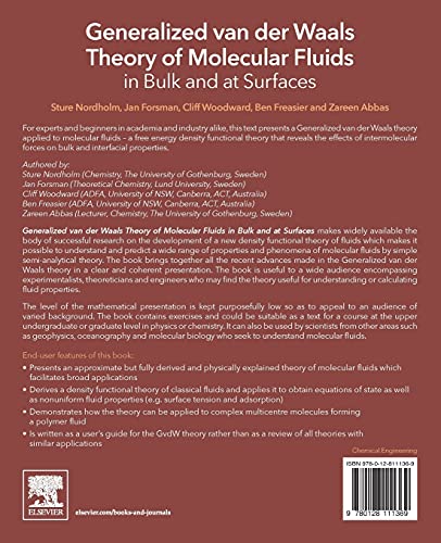 Generalized van der Waals Theory of Molecular Fluids in Bulk and at Surfaces - Retail Maharaj