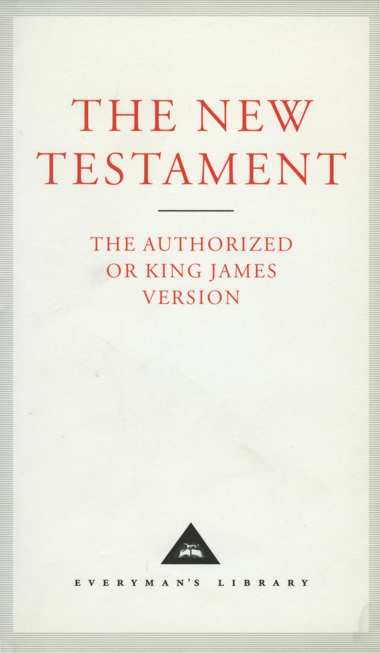 The New Testament (Everyman's Library CLASSICS) - Retail Maharaj