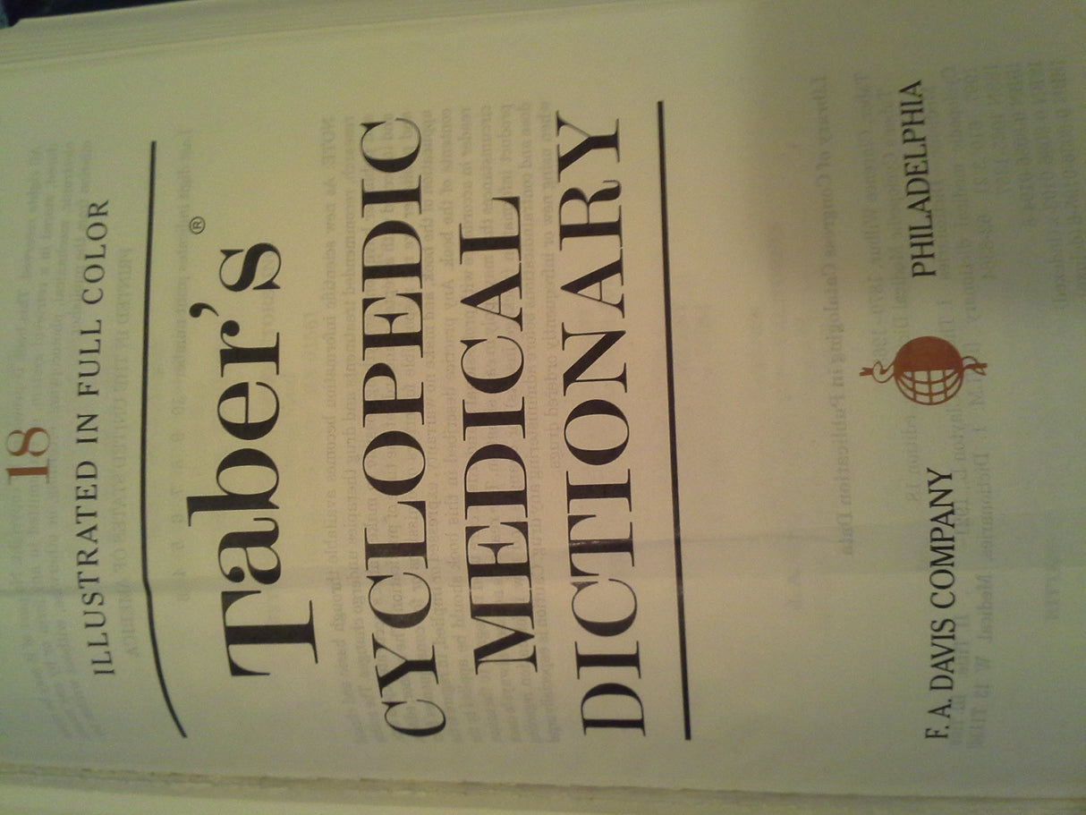 Taber's Cyclopedic Medical Dictionary - Retail Maharaj