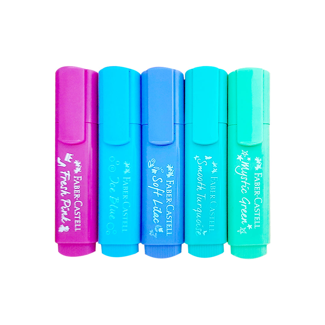 Faber Castell Textliner Pastel Highlighter Set Assorted Colours