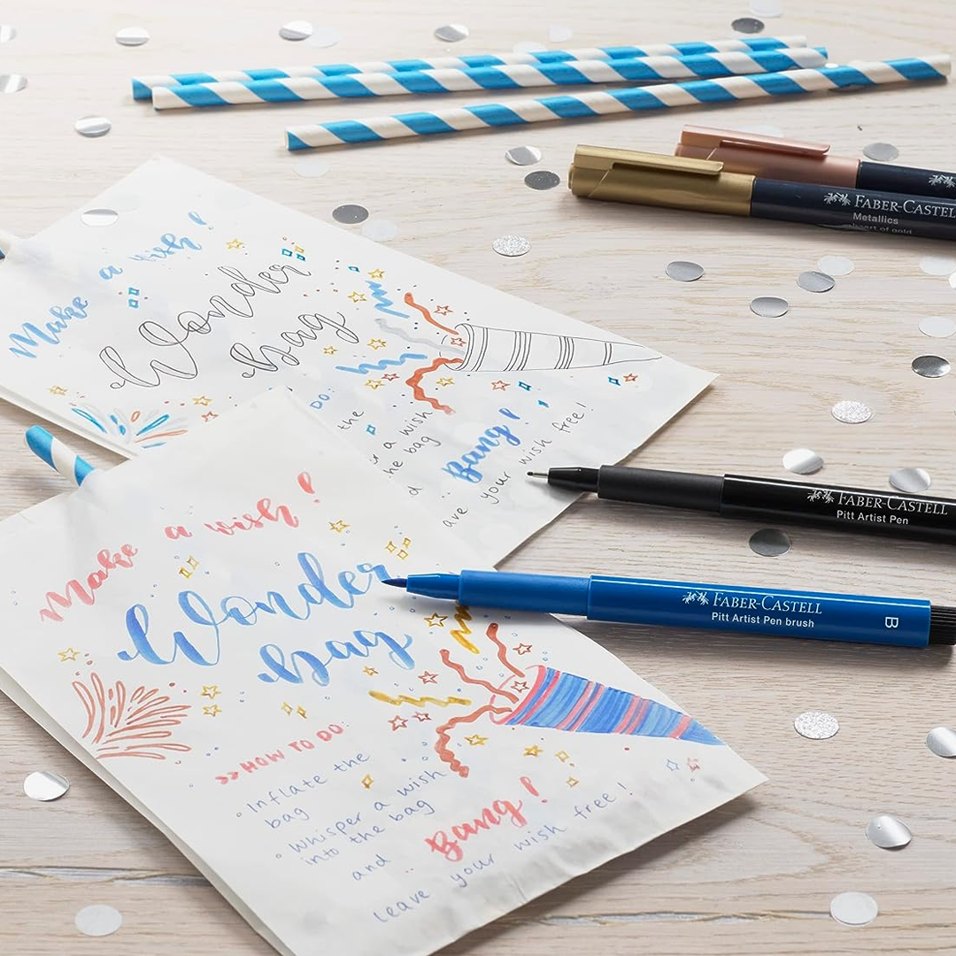 Faber Castell Metallic Marker Pens Multi Surface Art Set