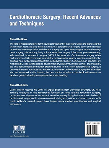 Cardiothoracic Surgery: Recent Advances and Techniques - Retail Maharaj