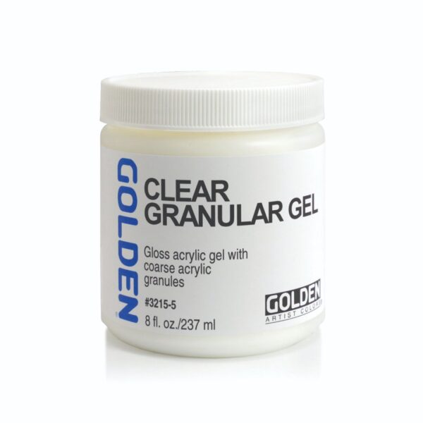 Golden Clear Granular Acrylic Gel Medium for Textured Effects - Retail Maharaj