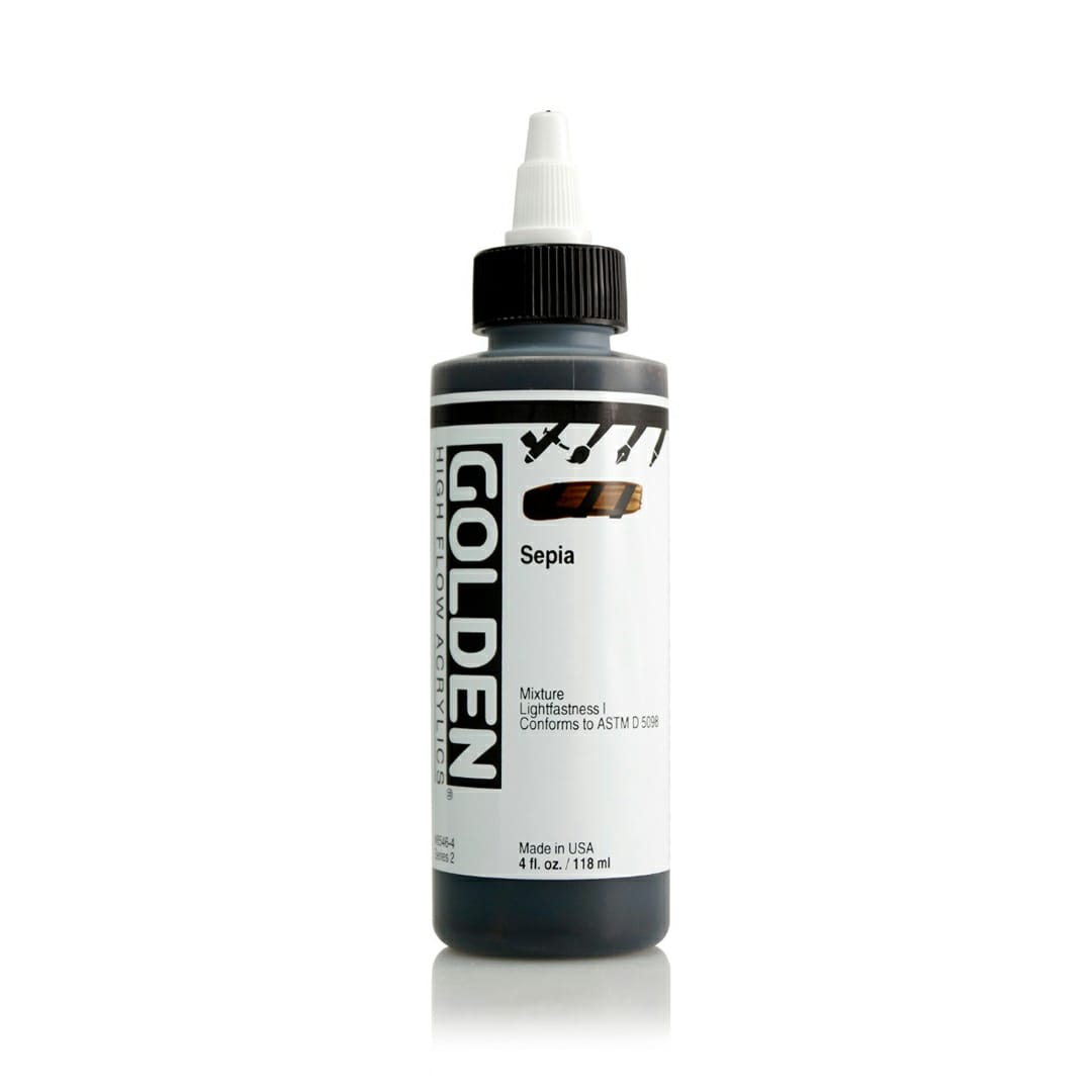Golden High Flow Acrylic 118ml Professional Fluid Paint Open Stock