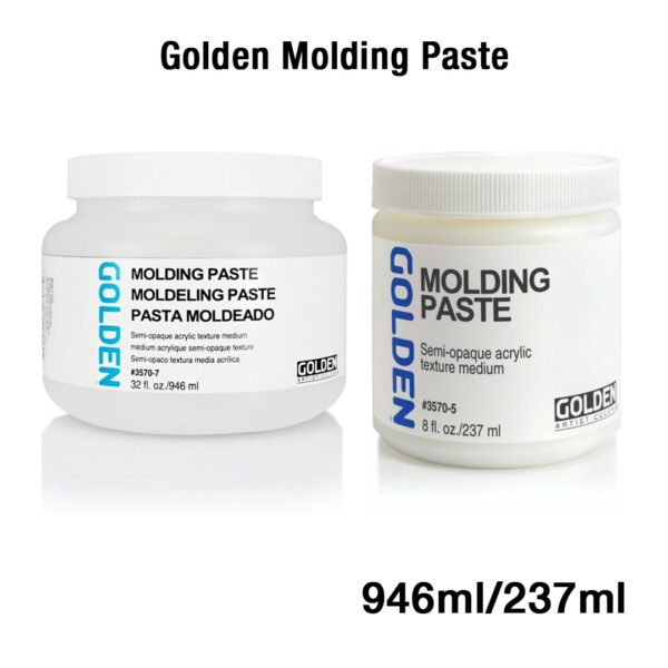 Golden Molding Paste Acrylic Texture Medium for Surface Building - Retail Maharaj