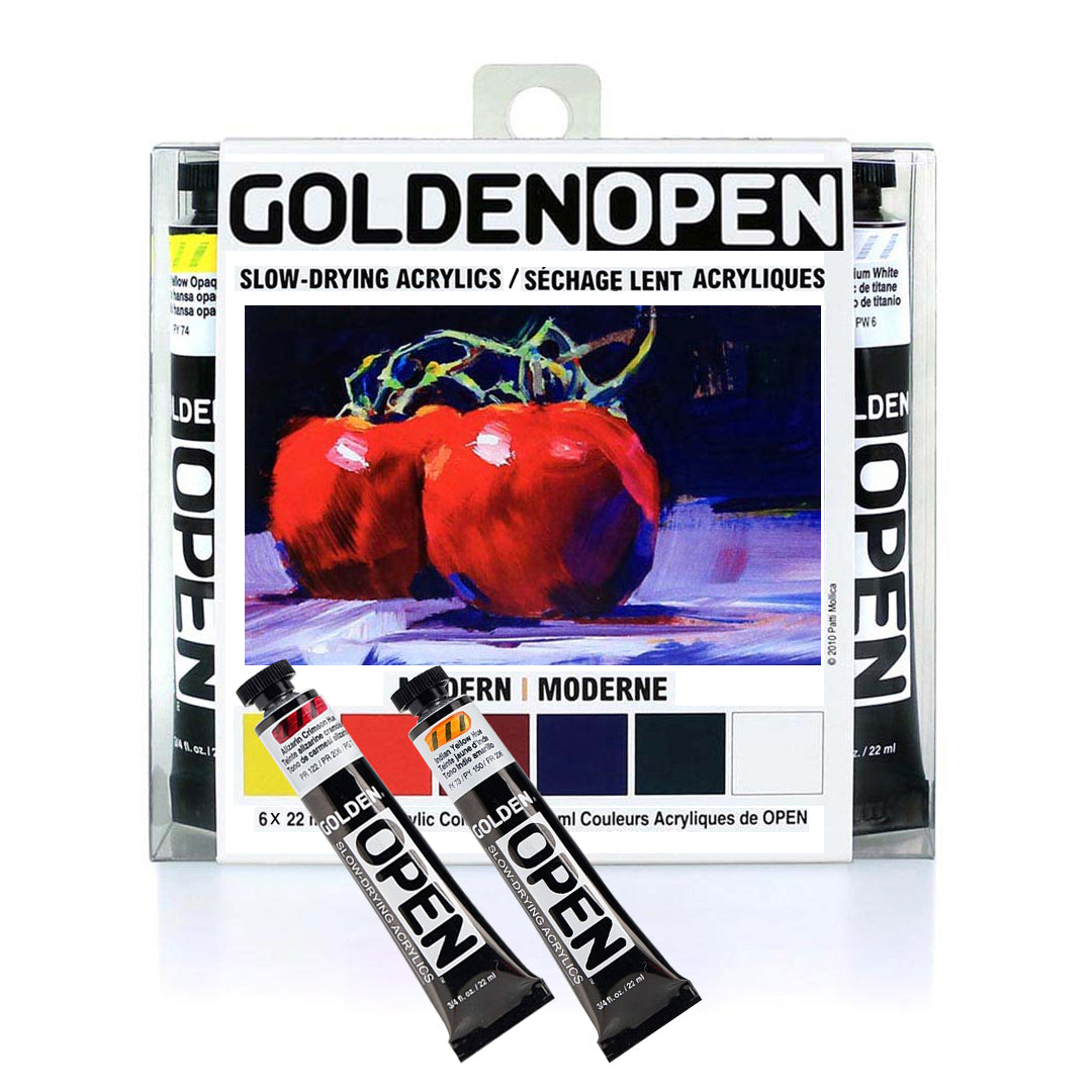 Golden Heavy Body Acrylic Introductory Set of 6 Modern Colors