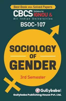 Gullybaba IGNOU 3rd Semester CBCS BA Honours (Latest Edition) BSOC-107 Sociology of Gender in English - Retail Maharaj