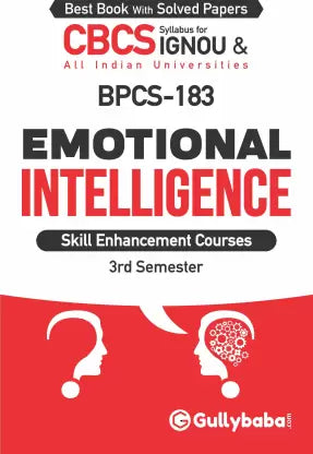 Gullybaba IGNOU 3rd Semester CBCS (Latest Edition) BPCS-183 Emotional Intelligence in English - Retail Maharaj