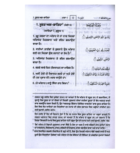 Interpretations of the Meanings of the Noble Quran – Gurmukhi Translation - Retail Maharaj