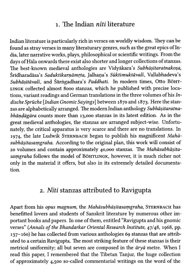 Ravigupta's Aryakosa (A Contribution to the Early History of Indian Niti Literature) - Retail Maharaj