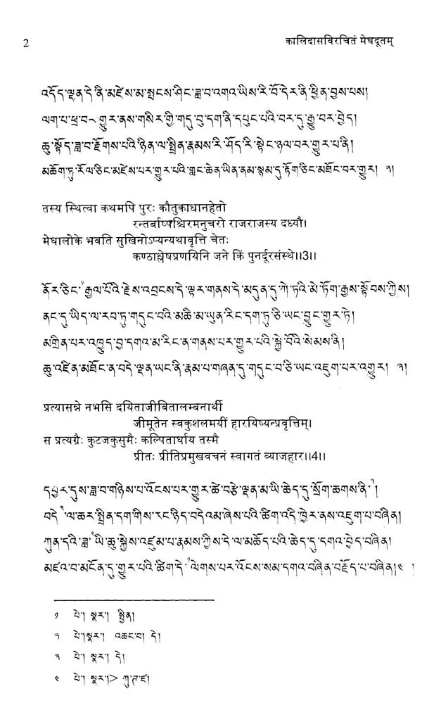 Meghaduta (Critical Edition with Sanskrit and Tibetan Index) - Retail Maharaj