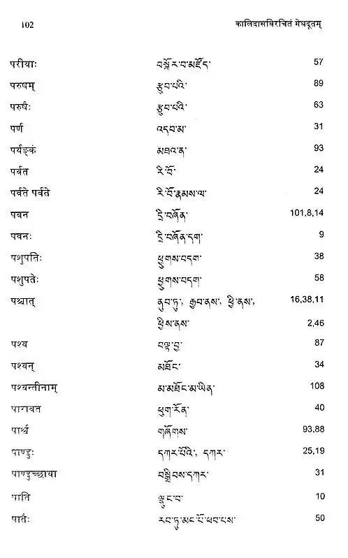Meghaduta (Critical Edition with Sanskrit and Tibetan Index) - Retail Maharaj