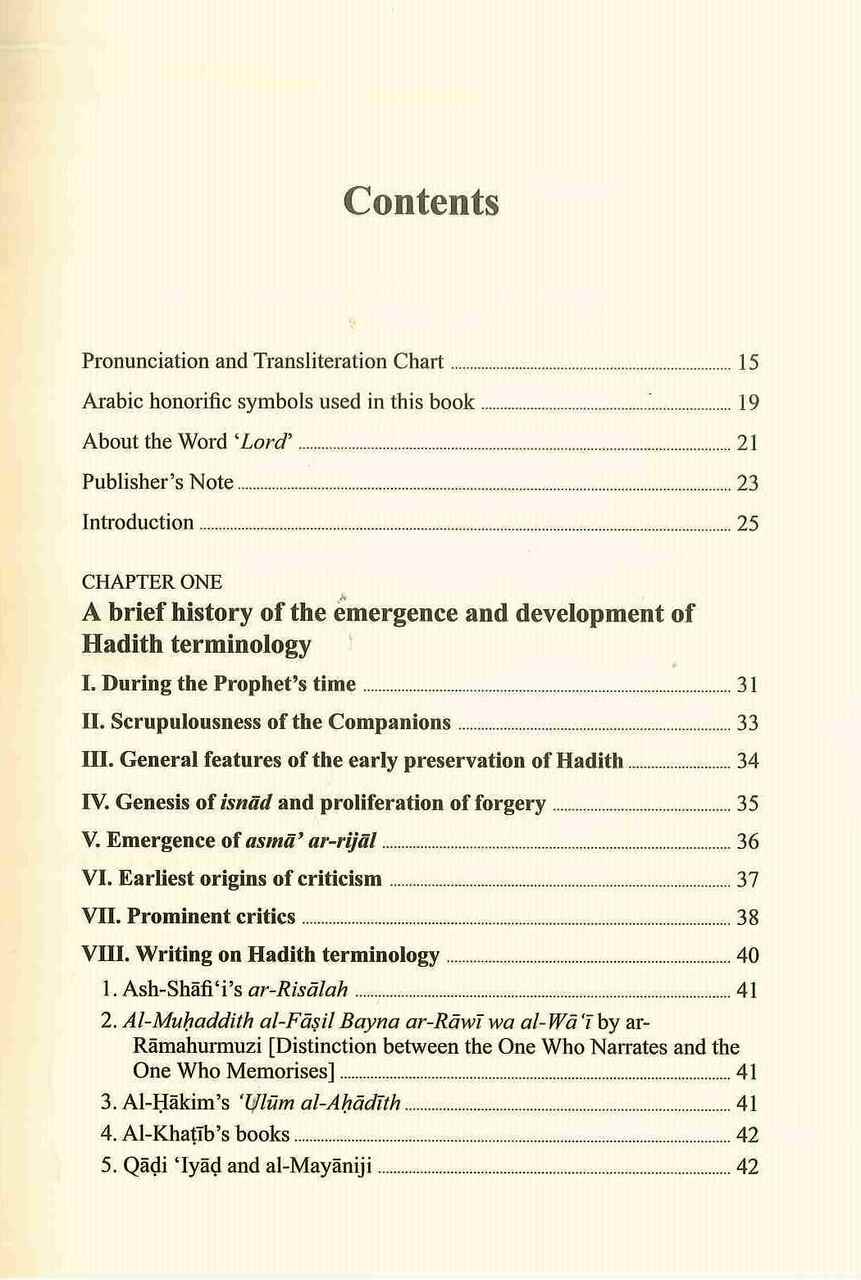 Hadith Terminology and Classification: A Handbook - Retail Maharaj