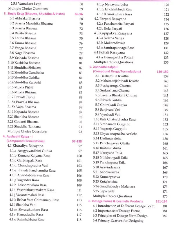 A Textbook of Rasashastra and Bhaishajya Kalpana (Part-2: Ayurvediya Aushadhi Prayoga Vigyana) - Retail Maharaj