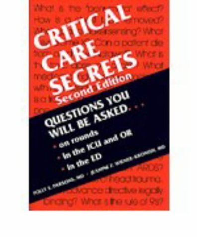 Critical Care Secrets (The Secrets Series) - Retail Maharaj