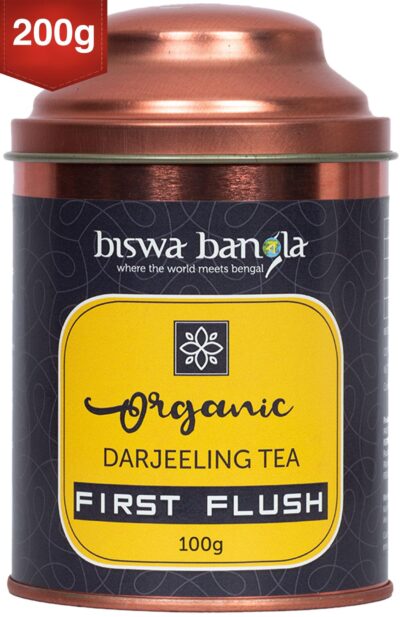 200g Organic 1st Flush Darjeeling Tea from Happy Valley Tea Garden - Retail Maharaj