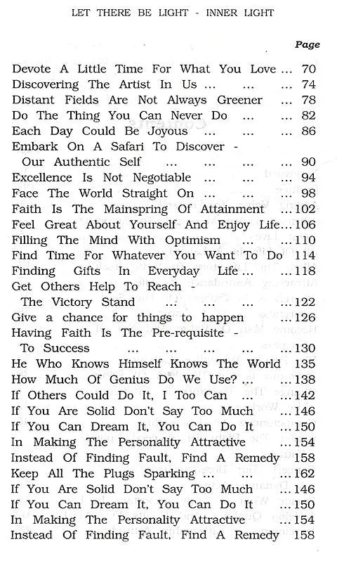 Let There Be Light- Inner Light - Retail Maharaj