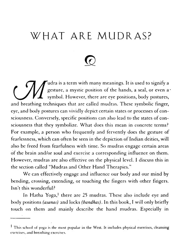 Mudras: Yoga in Your Hands (Alternative Medicine Series) - Retail Maharaj