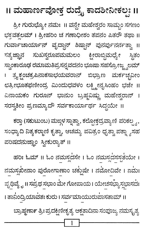 ರುದ್ರಯಜನಮ್: Rudrayajanam (Kannada)