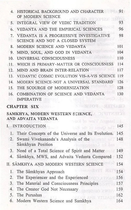 Vedanta-In The Context of Modern Science (A Comparative Study) An Old and Rare Book - Retail Maharaj