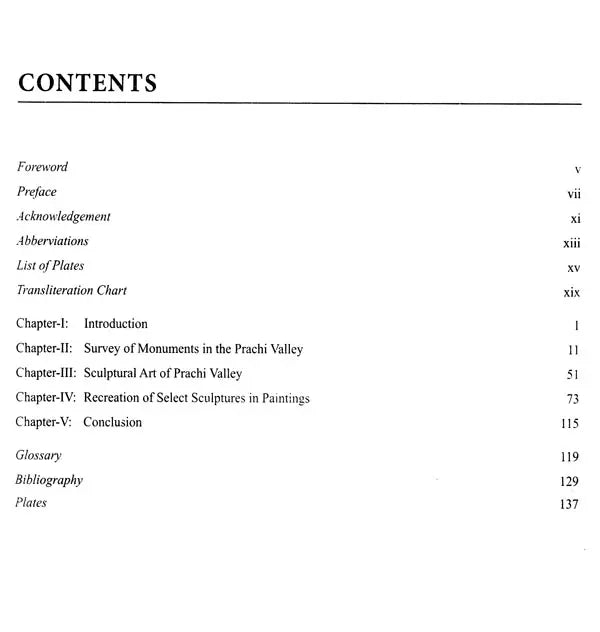 Monuments of the Prachi Valley (A Representation of Sculptural Art in Canvas) - Retail Maharaj