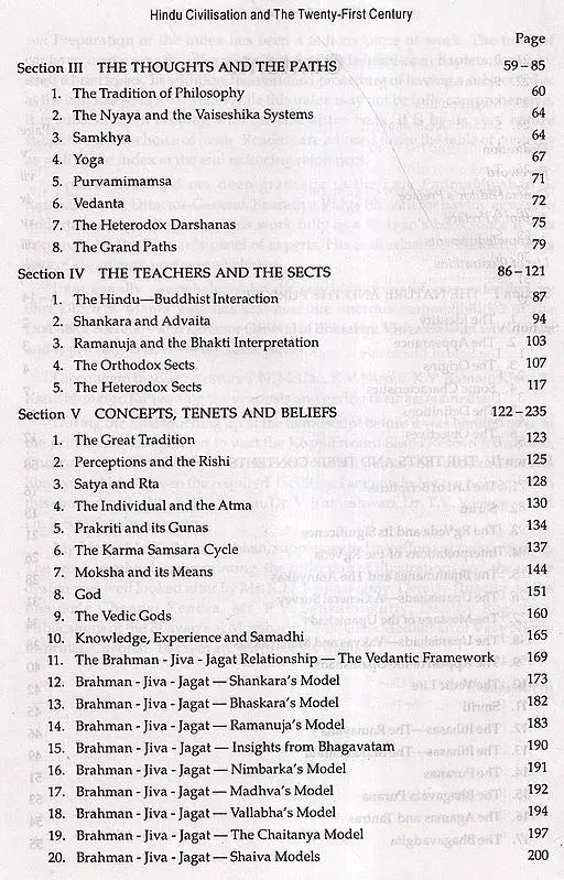 Hindu Civilization and the Twenty-First Century (An Old and Rare Book) - Retail Maharaj