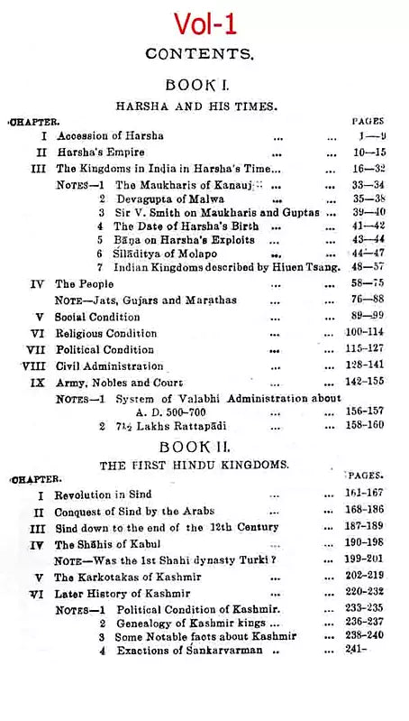 History of Mediaeval Hindu India (Being a History of India from 600 to 1200 A.D. Set of 3 Volumes) - Retail Maharaj