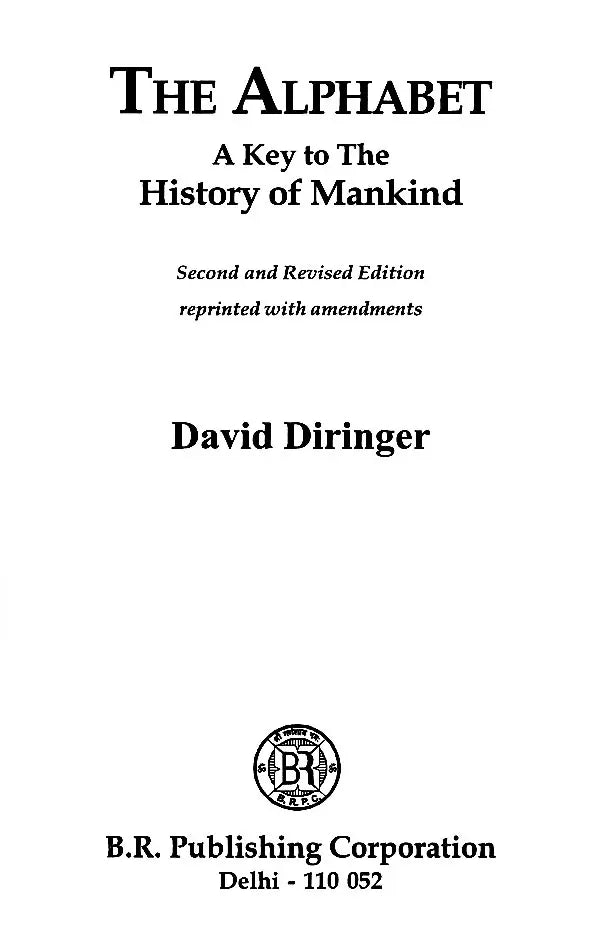 The Alphabet: A Key to The History of Mankind - Retail Maharaj
