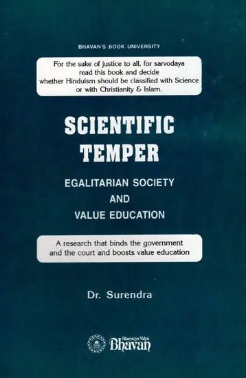 Scientific Temper- Egalitarian Society and Value Education - Retail Maharaj