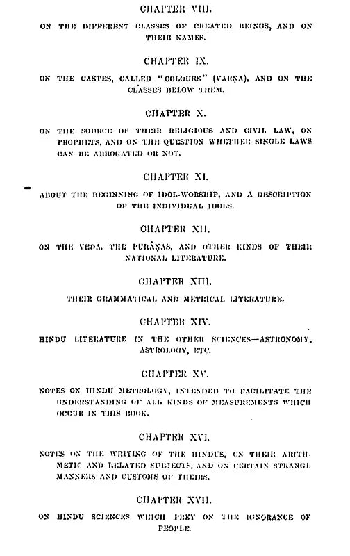 Alberuni's India (An Account of the Riligion, Philosophy, Literature, Geography, Chronology, Astronomy, Customs, Laws and Astrology of India about A.D. 1030) Set of 2 Volumes - Retail Maharaj