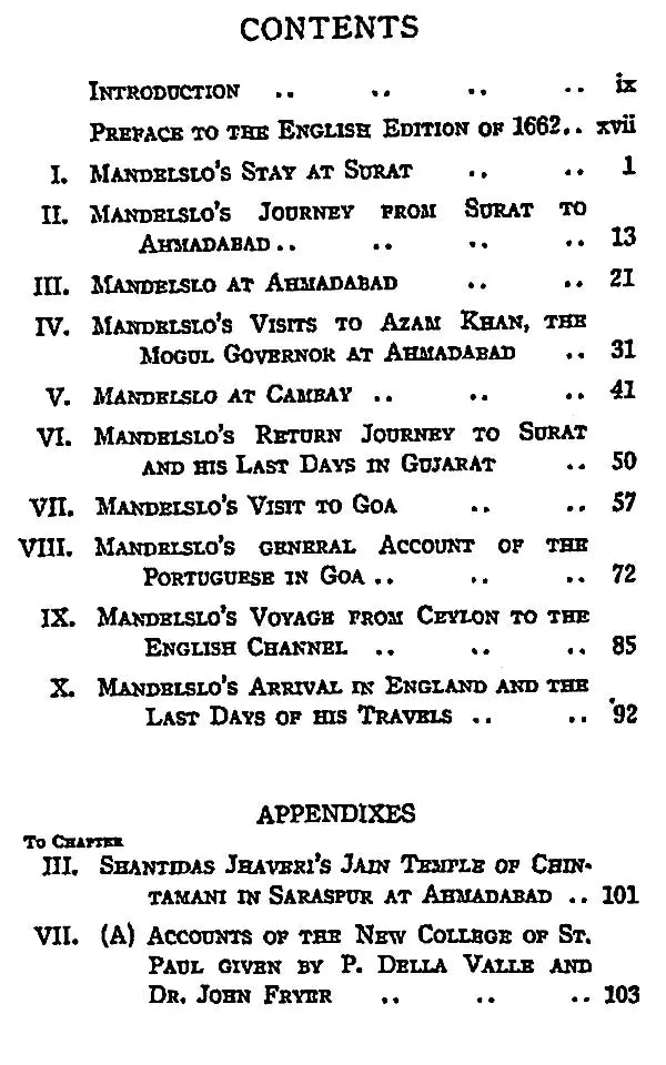 Mandelslo's Travels in Western India (A.D. 1638-9) - Retail Maharaj