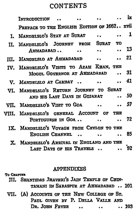 Mandelslo's Travels in Western India (A.D. 1638-9) - Retail Maharaj