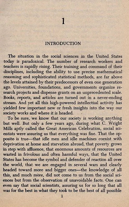 Monopoly Capital- An Essay on the American Economic and Social Order (An Old and Rare Book)