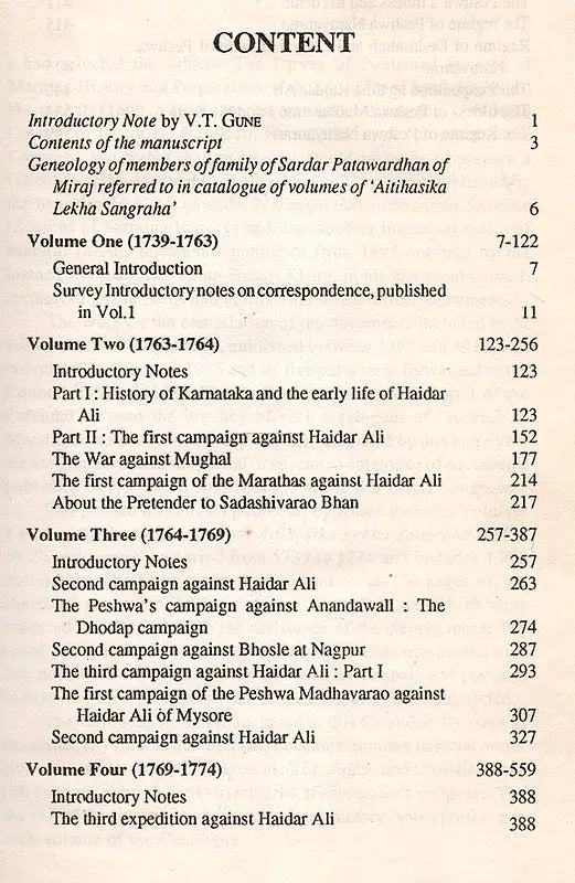 Survey and Calender of Marathi (Modi) Documents (1600-1818) from Aitihasika Lekha Sangraha (Historical Journal) An Old and Rare Book - Retail Maharaj