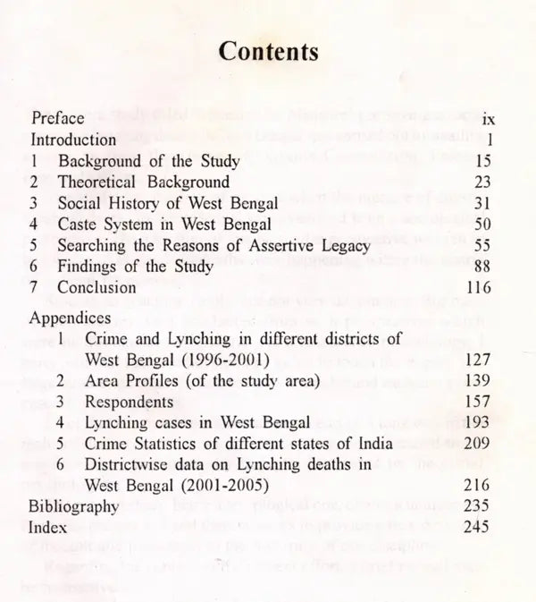 Measure for Measure- Lynching Deaths in West Bengal- A Sociological Study