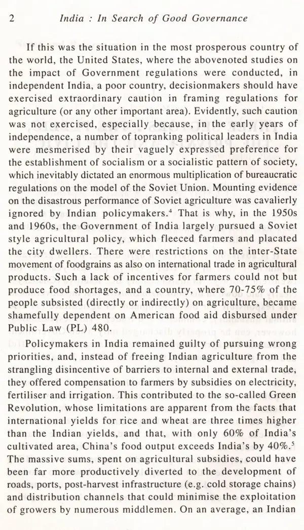 India in Search of Good Governance