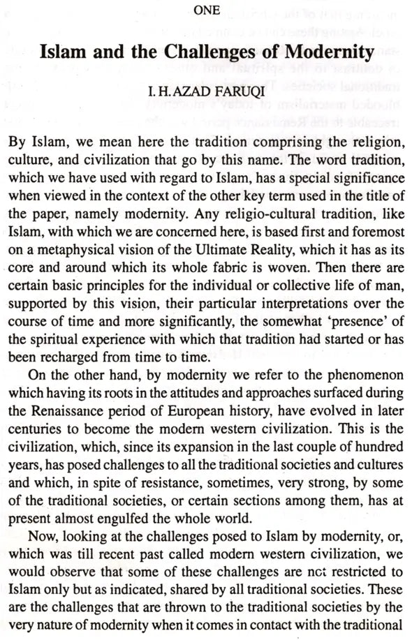 Between Tradition and Modernity- Aspects of Islam in South Asia (Collection of Essays)